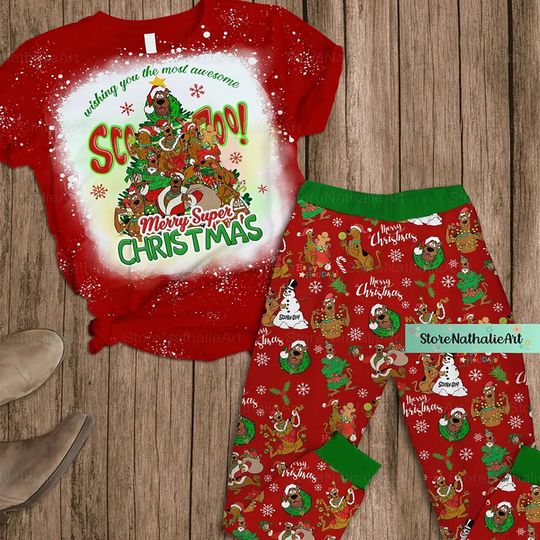 Discover Christmas Scooby Doo Pajamas Shirt