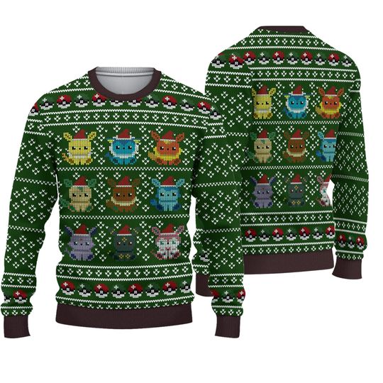 Discover Eevee PKM Christmas Ugly Sweater