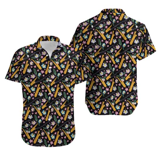 Discover Saxophones Hawaiian Shirt