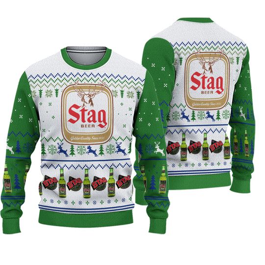 Discover Stag Beer Ugly Christmas Sweater