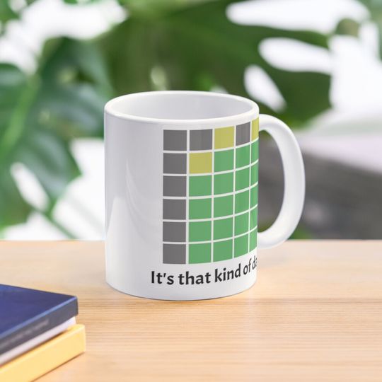 Discover Wordle It's that Kind of Day Coffee Mug