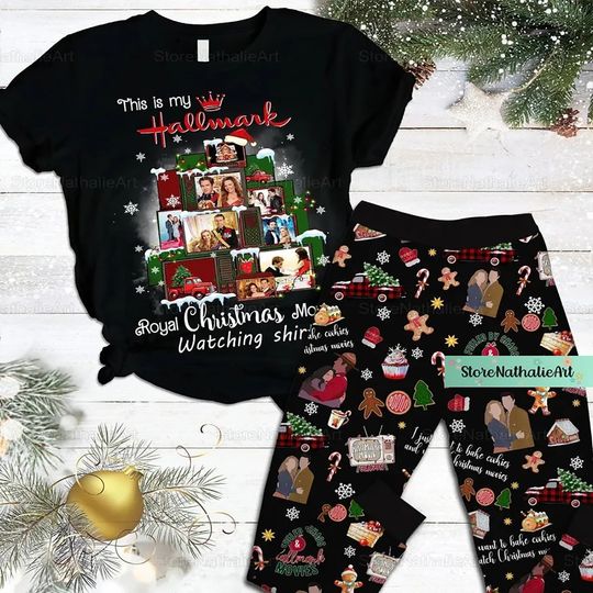 Discover Christmas Hallmark Pajamas Set