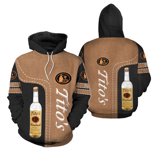 Discover Titos Handmade Vodka Bottle 3D Hoodie