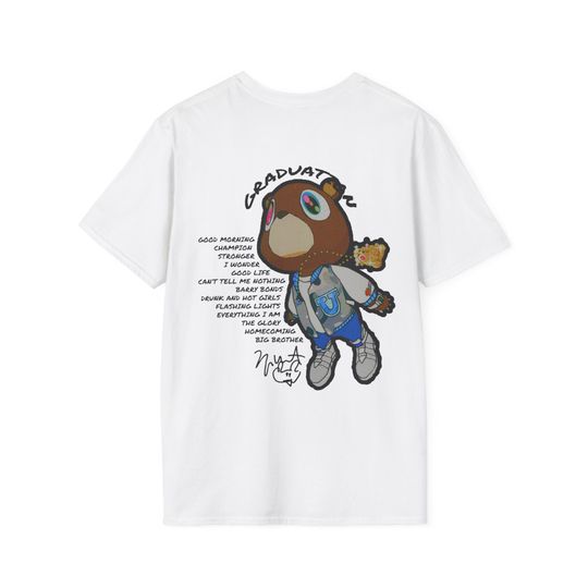 Discover Graduation Kanye Bear Graphic Tee | Gifts for him/her