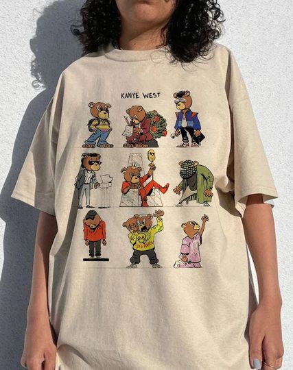Discover Colorful 90s Kanye Shirt