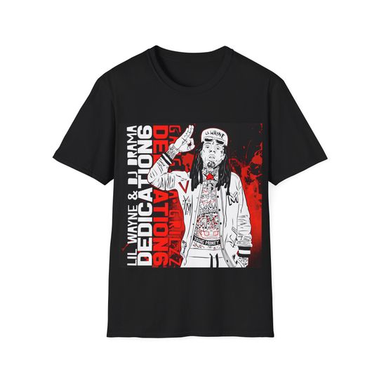 Discover Lil Wayne Dedication 6 Gangsta Grillz DJ Drama2017 Bootleg Tribute T-Shirt