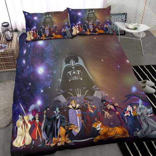 Discover Halloween Villains Bedding Set