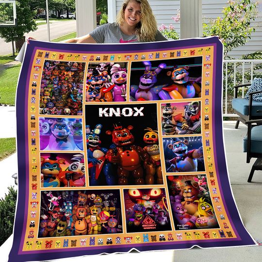 Discover Personalized Five Nights at Freddy's Fleece Blanket