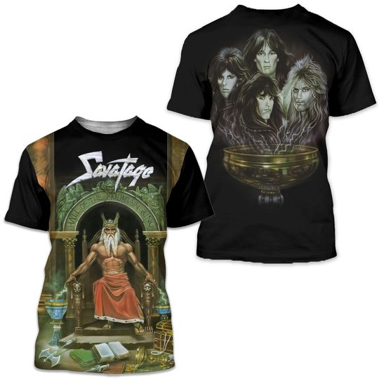 Discover Savatage, the 70s, 80s, and 90s Rock Legend T-Shirt