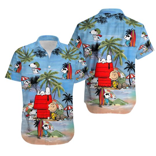Discover Snoopy Summer Hawaiian Shirt Tropical Hawaiian Shirt
