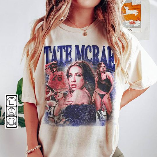 Discover Tate Mcrae Shirt, Vintage Music Shirt, Tate Mcrae Gift