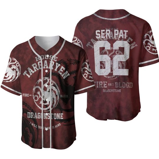 Discover House Targaryen Baseball Jersey