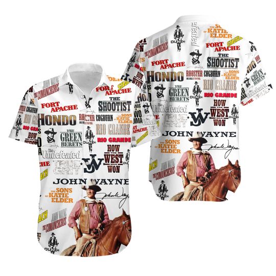 Discover John Wayne Hawaiian Shirt, Actor Hawaiian Shirt