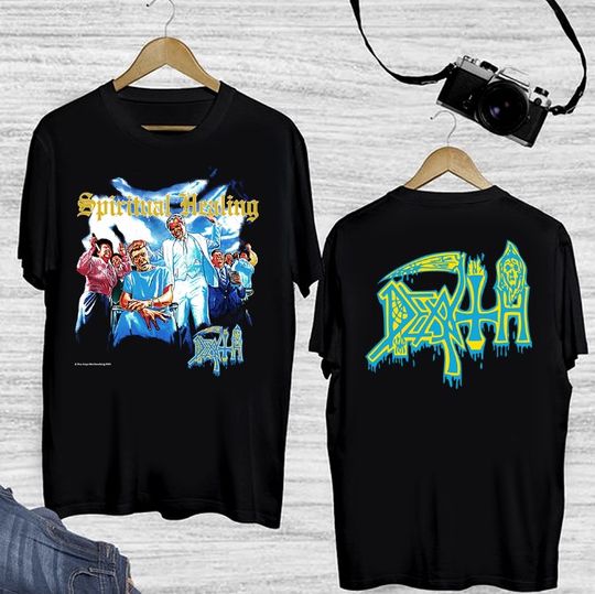 Discover DEATH 1990 Vintage T-Shirt Spiritual Healing / EXTREMELY Rare
