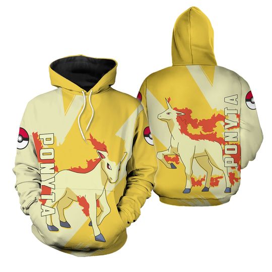 Discover Ponyta 3D Hoodie