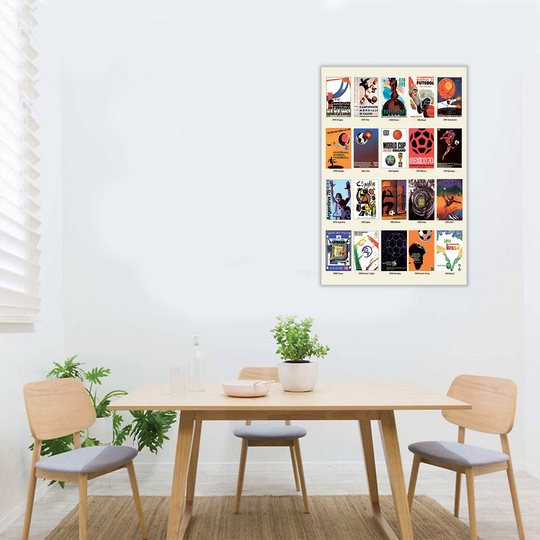 Discover Soccer World Cup History Premium Matte Vertical Poster