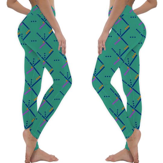 Discover PDX Portland Airport Carpet Leggings
