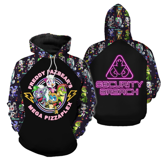 Discover FNAF Security Breach Hoodies