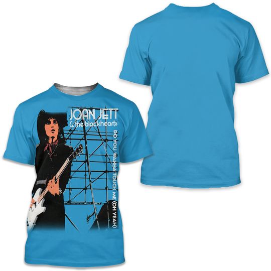 Discover Joan Jett music vintage 3D Tshirt