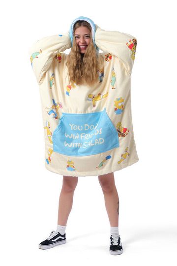 Discover Simpsons Sherpa Blanket Hoodie, Christmas Simpsons Blanket Hoodie