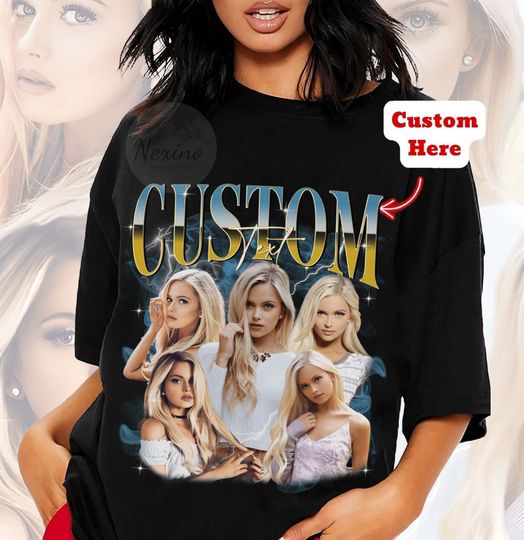 Discover Custom 90s Vintage Bootleg T-Shirt - Retro Style Personalized