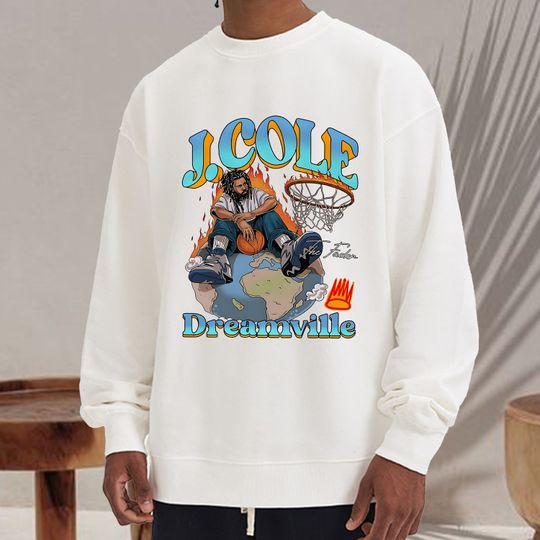 Discover Vintage J Cole Dreamville Hip Hop Rap Sweatshirt, Valentine's Day