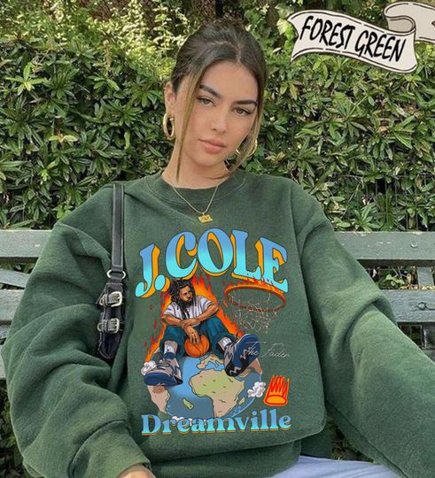 Discover J.Cole 2014 Forest Hills Drive Album 90s Rap Music, Paper Rapper Album Vintage Sweatshirt