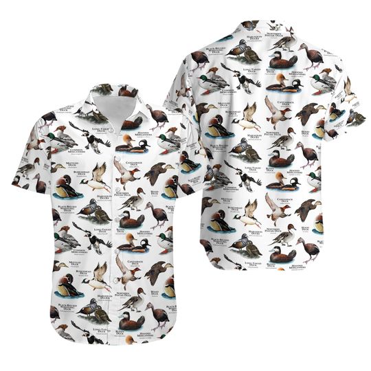 Discover A Lot Of  Ducks Hawaiian Shirt