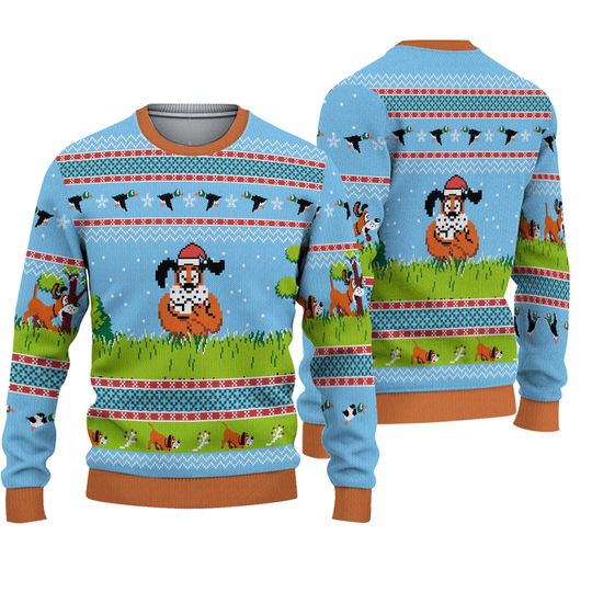 Discover Duck Hunt Christmas Ugly Sweater