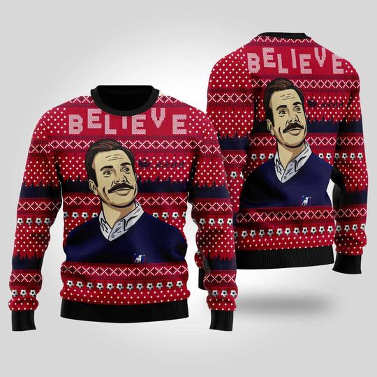 Discover Believe Ted 3D All Over Printed Series Ugly Christmas Sweater For Fan