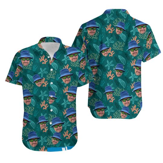 Discover Customized Photo Face Shirt | Personalized Hawaiian