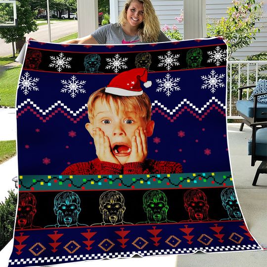 Discover Home Alone Movie Fleece Blanket