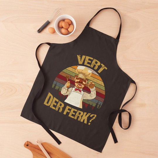 Discover The Muppet Vert Der Ferk Swedish Chef Kitchen Apron