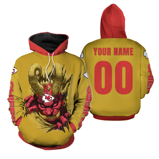 Discover Chiefs Head Shirt, 3D Hoodie