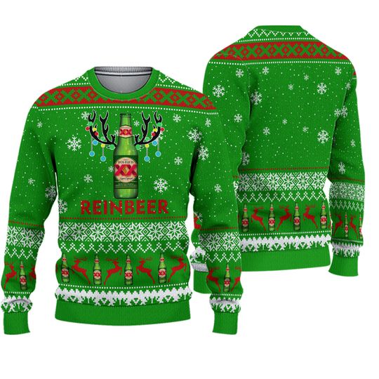 Discover 3D Dos Equis Reinbeer Christmas Sweater