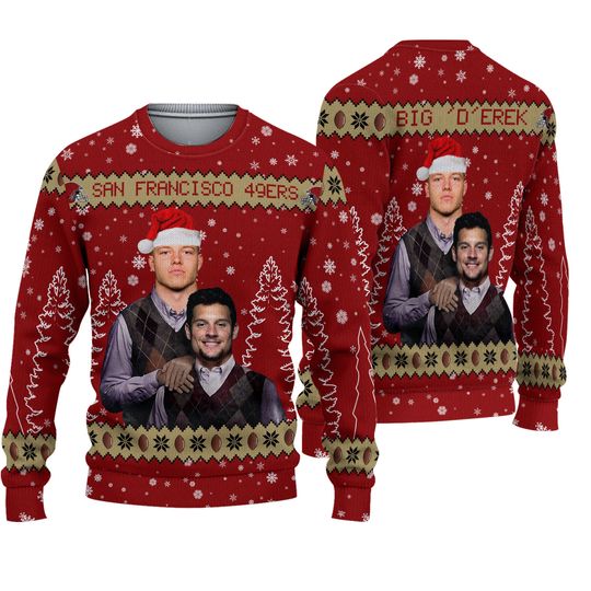 Discover Nick Bosa Christian McCaffrey San Francisco Football Ugly Christmas Sweater