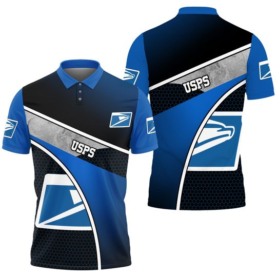 Discover United States Postal Logo Polo Shirt