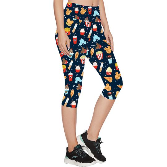 Discover Sweet Park Treats Capri Leggings with pockets