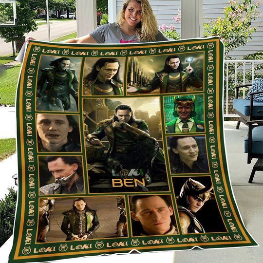 Discover Personalized Loki Fleece Blanket