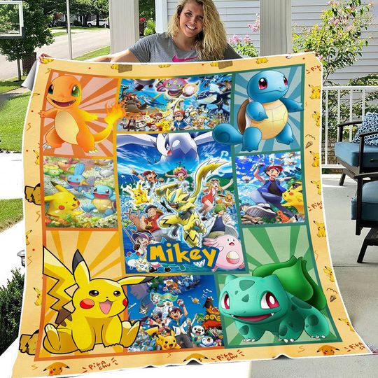 Discover Personalized PKM Fleece Blanket