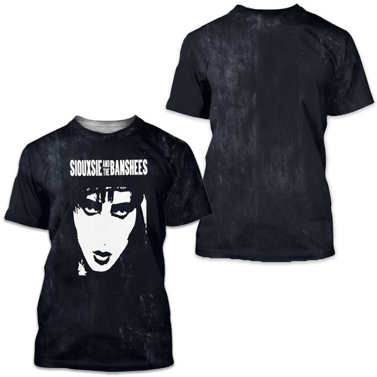 Discover Sioxsie And The Banshees Music Band 3D T Shirt