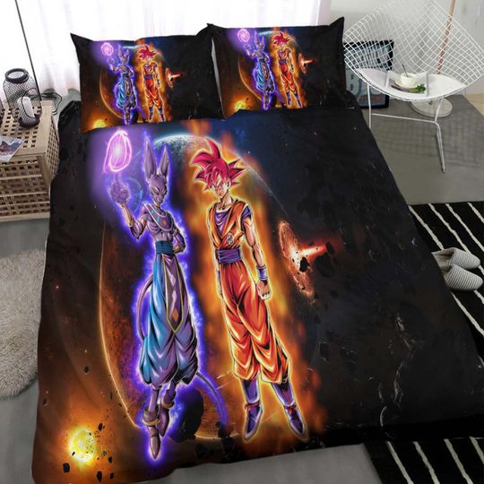 Discover 3D Printed Seven Dragon Balls Anime Bedding Set