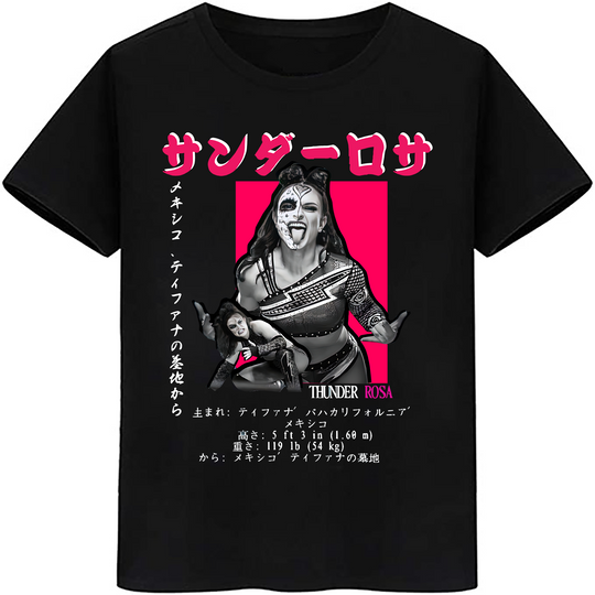 Discover Thunder Rosa Kanji Poster T-Shirt