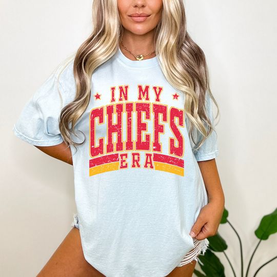 Discover In My Chiefs Era Tshirt Travis Kelce Football Shirt Football Fan Tee