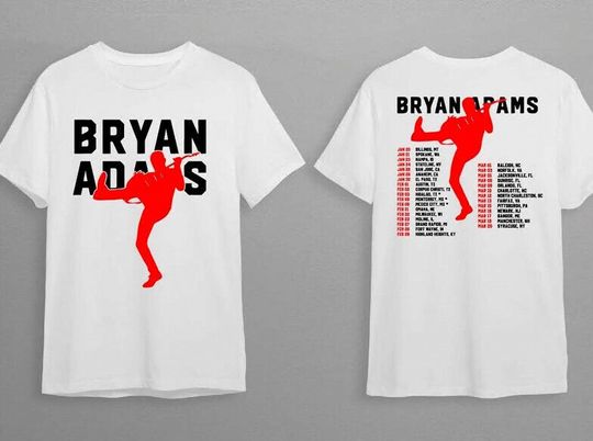 Discover Bryan Adams Tour 2024 Shirt Bryan Adams 1985 Shirt