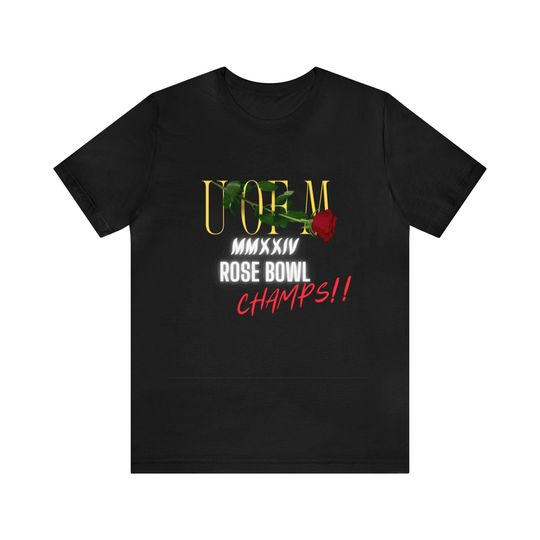 Discover U of M Rose bowl champs Shirt, Rose Bowl 2024 Shirt