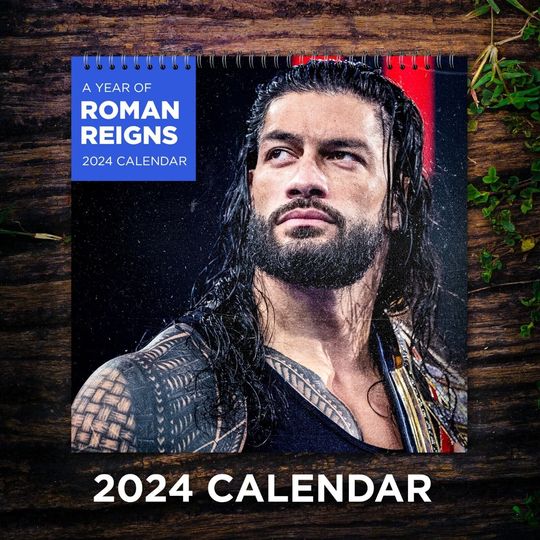 Discover Roman Reigns Calendar 2024, Roman Reigns 2024 Celebrity Wall Calendar
