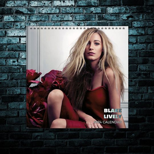 Discover Blake Lively Calendar 2024 | Blake Lively 2024 Wall Calendar