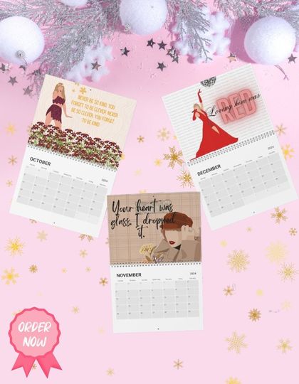 Discover 2024 Eras Calendar Wall Calendar