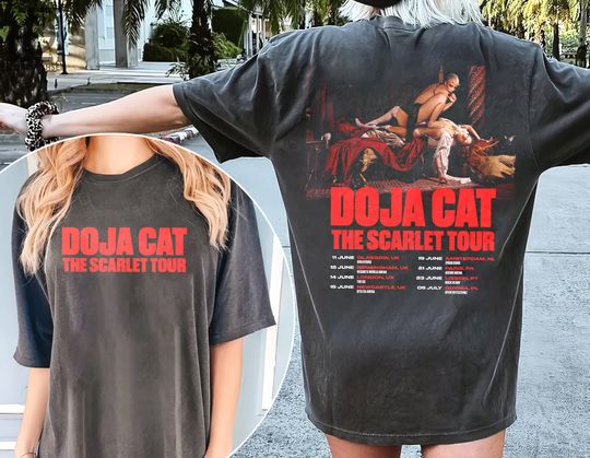 Discover 2024 concert Doja, Doja Graphic Album Vintage 2side shirt